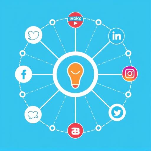 Icon representing social media marketing service