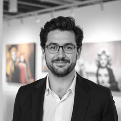 Professional headshot of Alessandro Mancini, Art Gallery Curator
